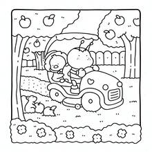 COZY PAWS Coloring Book, Featuring Cute Animal Daily Scenes Line Drawings, High-Quality Choice For Stress Relief, Relaxation And Feeling The Warmth Of Life. Suitable As Easter, Mother's Day, Father's Day, Back To School Gifts. Stationery. - Comfortable Paws - View 6