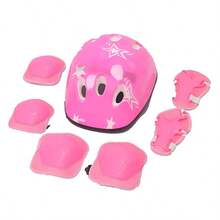 Children's Skating Protective Gear Set Suitable For Beginners To Advanced Skaters, Includes Helmet, Knee Pads, Elbow Pads And Wrist Guards For Inline Skating, Scooter, Skateboard, Multi-Color Options, Children Safety, Knee Pads - Multicolor - View 8