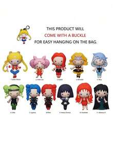 TOEI ANIMATION 1PC Officially Licensed PVC Blind Box 3D Figurine Bag Clip Charms Blind Bag Anime Figure Keychain Cute Cartoon Anime Collector Kering Backpack Decor Mystery Set Birthday New Year Gift - Multicolor - View 8