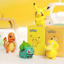 pokemon 6款正版动漫人物手办，桌面摆件模型，收藏级手办，原装盒 - 彩色 - 查看 10