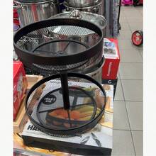 30*31cm Double-Layer Iron Fruit Basket, Large Capacity Storage Basket, Home Tea Table Snack Holder - View 8
