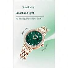 FILA 38-6841 Luxury Small Round Dial Quartz Women's Watch 27mm Diamond Steel Strap 30M Waterproof Ladies Wristwatch - one-size - View 7