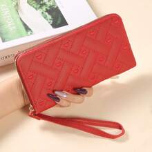 New Embroidered Long Wallet & Phone Pouch - Multicolor - View 15