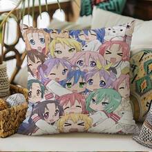 1个动漫图案枕套 - 拉链封口，100%涤纶，四季皆宜的家居装饰靠垫，柔软舒适，适用于客厅沙发、卧室、办公室、旅行、露营 - 理想的礼物，书房枕套，家居装饰，送给亲朋好友的最佳选择或节日礼物，可机洗双面印花，不含枕芯，无需电源，沙发枕套，家居装饰配件，动漫爱好者，可机洗枕套。 - 1PC - 查看 13
