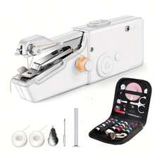 Portable Handheld Sewing Machine Set, Includes Sewing Kit, Suitable For DIY, Garment Making And Travel. The Set Contains Random Color Accessories, A Handheld Sewing Stapler, A Compact And Simple Sewing Machine (Suitable For Beginner Travelers), And A Mini Sewing And Embroidery Tool Kit. Durable And Available In Multiple Colors. - Multiple Styles - View 17