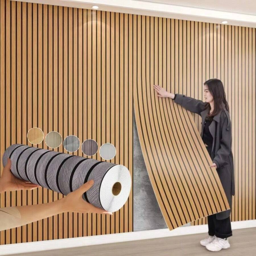 1 Cuộn Giấy Dán Tường Giả Lưới Dày, Giấy Dán Tường Trang Trí, Thiết Kế Lưới Dày, Chống Thấm Nước và Chống Mòn, Lý Tưởng Cho Tường, Trần Nhà và Trang Trí Nhà Cửa - A - Xem 1