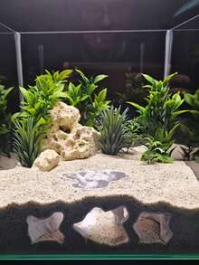 3D Printed Aquarium Tunnel And Breeding Cave Decorations, Suitable For Fish Tanks, Shrimp Tanks, Turtle Tanks And Reptile Enclosures. These Small Sculptures Make The Perfect Gift For Fish Hobbyists. - A - View 9