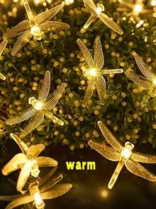 Solar Dragonfly Light String, Outdoor Waterproof Solar Lights, Outdoor LED Light String With 8 Modes, Waterproof Outdoor Decorations, Suitable For Gardens, Balconies, Courtyards, Outdoor, Christmas, Solar Light String Waterproof - Solar Dragonfly - View 9