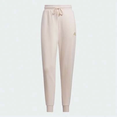 Adidas Women's Comfortable Knit Cuffed Pants, Casual Sports Trousers IY5390, Suitable For Spring And Autumn