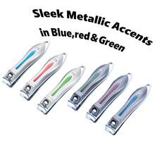 Cortaúñas plegable clásico para el hogar con mango cómodo - Multicolor - Ver 2