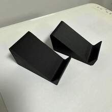 2pcs Black Universal Non-Slip Speaker Bar Bracket, Adjustable Tilt Angle, Suitable For Home Theater Sound Bar, Height Adjustable Speaker Bar Stand - View 7