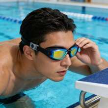 Kính bơi người lớn, kính bơi silicon chống nước, chống sương mù, kính bơi mạ điện dành cho nam và nữ. - Nhiều màu - Xem 5