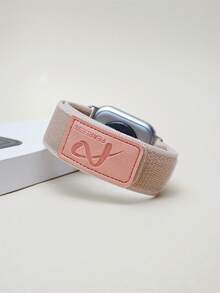 1条女士尼龙编织表带，兼容38/40/41/42/44/45/46/49mm Ultra2/Ultra/SE2/SE/11/10/9/8/7/6/5/4/3/2/1 - 粉色 - 查看 4