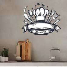 1 miếng dán trang trí nhà bếp 2D, chất liệu PVC tự dính, chống thấm nước, dùng để trang trí tường nhà bếp, phòng ăn, lối vào, tạo không gian ấm cúng và thoải mái cho nhà bếp. - Một cỡ - Xem 7