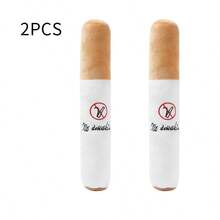 毛绒发声咀嚼娃娃 香烟造型狗/猫玩偶，逼真毛绒宠物枕头配件 - 彩色 - 查看 9