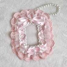 New Kpop Kawaii Photo Holder, Sweet Style, Card Protector With Ribbon, Idol Photo Display Case, Lace Photo Card Case, Gifts O03W - A4 - View 11