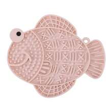 1pc Funny Cat/Dog Silicone Slow Feeder Mat, Fish/Frog Shaped Anti-Gulping Anti-Spill Suction Cup Lick Mat, Wall-Mountable - Multicolor - View 17