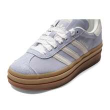 Adidas GAZELLE BOLD W 女士休闲鞋，轻便舒适日常通勤休闲鞋 IH4210 - 晶藍/漢玉白 - 查看 7