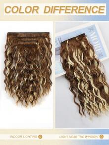4-Piece Clip-In Hair Extension Set (11 Clips), 12-Inch Short, Soft & Natural-Looking Extensions (Curly/Wavy Style) – Suitable For Daily Wear, Halloween, And Christmas Parties - Multicolor - View 11