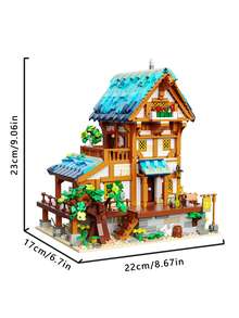 Bộ mô hình nhà lắp ghép thời Trung cổ cao cấp - Kết hợp giữa trò chơi xếp hình, trò chơi người lớn tinh tế và đồ chơi. Cũng có chức năng như một món đồ chơi giảm căng thẳng, giúp giải tỏa áp lực và khó chịu. Thích hợp cho các hoạt động sáng tạo và trò chơi dành cho các cặp đôi. Bộ lắp ráp dành cho người lớn từ 18 tuổi trở lên. - Nhiều màu - Xem 11