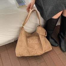 Women Tote Bags - 咖啡棕 - 查看 9