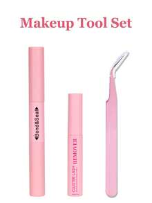 392pcs Eyelash Extension Kit, DIY Eyelash Extension Set, Individual Lash Cluster,Includes False Lashes, Bond&Seal, Remover, Tweezers, DIY Eyelash Extension Set, Lightweight Natural Curly Eyelashes, Thin And Lightweight, Suitable For Daily Use, Travel, Beginners, Weddings, Dates, Parties, Holidays - Black - View 14