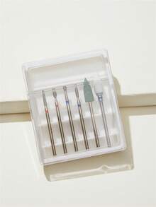 6件套指甲打磨头套装，美甲钻头，陶瓷指甲钻头，指甲抛光头 - 彩色 - 查看 8