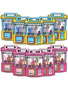 5/10/20个装可爱娃娃图案礼品袋，拉链塑料零食袋，适合生日、派对、节日 - 日常/派对/节日使用 - 查看 5