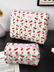 1pc Makeup Bag, Travel Organizer Bag, Cosmetic Bag, Toiletry Bag, Large Capacity Makeup Bag, Women Makeup Bag, Cosmetic Storage Bag, Travel Essentials, Grooming Bag, Multi-Function Bag, Clutch Bag, Men Grooming Bag - Multicolor - View 8