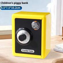1 Piece All-Metal Password Money Box With Built-In Pull-Out Coin Box + 2 Keys, Simple White Password Key Double Metal Money Box Birthday Gift Money Cabinet Add To The Shopping Cart And You Will Receive Priority Delivery, The Perfect April Fool's Day Gift For Friends And Family, Popular Toys For 1 Euro, Soft And Relaxing Fun Games - White - View 8