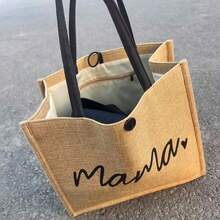 1pc Lightweight Large Capacity Tote Backpack, Multifunctional Diaper Bag For Mothers - Multicolor - View 8