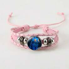 猎魔人女巫集会手链，时间宝石手链，粉色和黑色时尚百搭腕带 - 彩色 - 查看 18