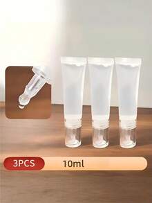 2/3pcs,Dripper Hose, Squeeze Sub Bottle, Travel Liquid Foundation Essence Lotion Sub Bottle, Portable Cosmetics Small Empty Tube - View 10