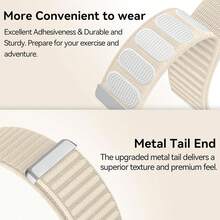 3条装 18mm/20mm/22mm 快拆尼龙编织表带，兼容三星 Galaxy Watch7/6/5/4、Watch GT6/5/4、Watch5 Active/Lite，智能手表配件，透气运动表带，男女通用，易于安装和佩戴 - 3 Pack-1 - 查看 3