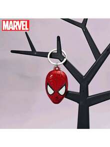 Móc khóa hình Người Nhện 3D Marvel chính hãng, phụ kiện trang trí túi xách, hình nhân vật hoạt hình, đồ sưu tầm anime, móc khóa kim loại Kering, phụ kiện thời trang trang trí nhà cửa, quà tặng (1 chiếc). - A - Xem 4