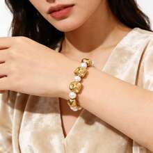 1/5颗不锈钢不规则散珠，用于珠宝制作DIY隔珠手链项链珠宝工艺用品配件 - 彩色 - 查看 6