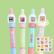 4 Pcs/Box Gel Pens, Fun Twisting Pens, Treasure Series, High-Value Student Stationery Pens For Writing, Exams, And Answering Questions - Gel Pen - View 1