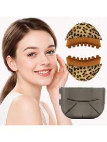 1支全新面部按摩刷，淋巴按摩刷，轮廓按摩刷，带收纳盒，沙龙专用按摩刷 - 彩色 - 查看 1