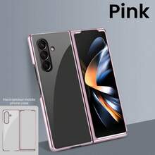 Classic Electroplated Transparent Phone Case Suitable For Samsung Galaxy ZFold3, ZFold4, ZFold5, ZFold6, ZFold7, ZFlip3, ZFlip4, ZFlip5, ZFlip6, ZFlip7, ZFlip7FE, Naked Phone Effect, Fashionable And Versatile - Multicolor - View 23