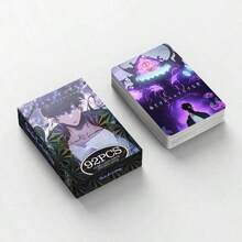 92件套卡通文具套装，包含贺卡、LOMO卡片、史迪奇玩具、旅行玩具、课堂减压玩具、迷你配件、洗澡玩具、圣诞文具、减压球，生日礼物、圣诞礼物、万圣节礼物，完美礼物之选 - 彩色 - 查看 2