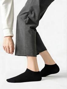 1/5/10/15/20 Pairs Men's Invisible Boat Socks, Shallow Mouth Socks, Low-Cut Thin Boat Socks For Spring & Summer - Multicolor - View 6