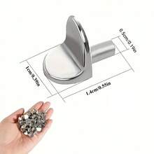 32PCS5mm L - Shaped Shelf Support Studs: Fix Wooden/Glass Boards In Cabinets, Ideal Furniture Bracket Holders - Multicolor - View 4