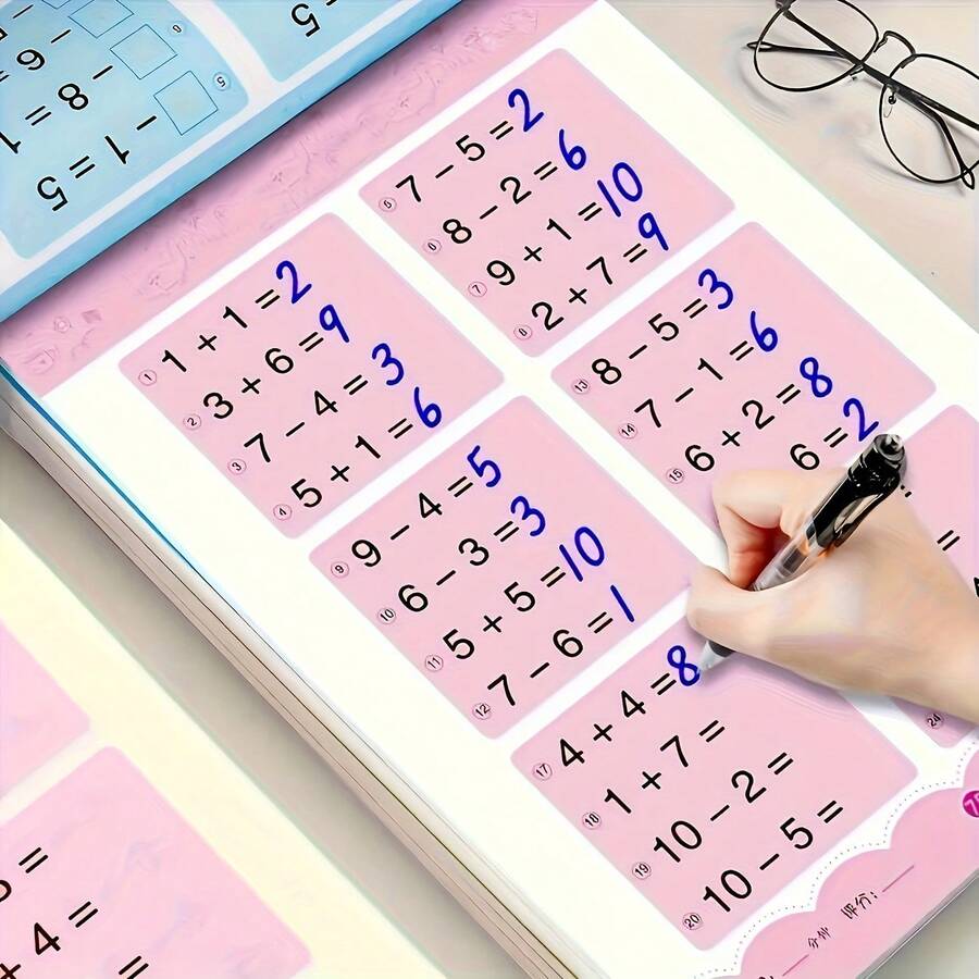 1pc Mathematical Auxiliary Tool, Arithmetic Skills, Ideal Educational Book - Mathematical Aids - View 1