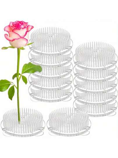 2/3个塑料青蛙插针，用于花卉装饰，日式青蛙支架，适合植物装饰、派对/婚礼装饰