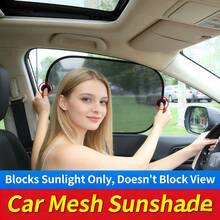 2片汽车侧窗后挡风玻璃遮阳板，带遮阳功能，隔热隔热。 - A - 查看 2