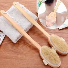 1PC Xyloid Bath Brush Long Handle Detachable Bristle Shower Massage Brush For Body Cleaning - View 2