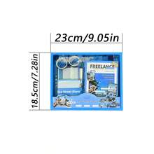 Food Themed Stationery Gift Set, Including Notebook, Memo Pad, Stickers, Suitable As Gift - 1 Set - View 2