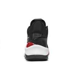 Skechers 男士高回弹户外篮球鞋，系带设计 - 黑色/紅色 - 查看 5