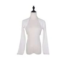 One-Piece Ice Silk Sun Protection Large-Sized UV Protection Arm And Shoulder Protector For Women, With Sleeves, Cardigan, Shawl, Dress Accessory For Sun Protection - 黑色 - 查看 4