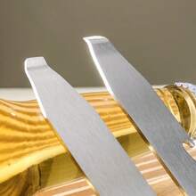 1pc Mini Bar-Shaped Stainless Steel Bottle Opener, Compact Beer & Can Opener - View 3